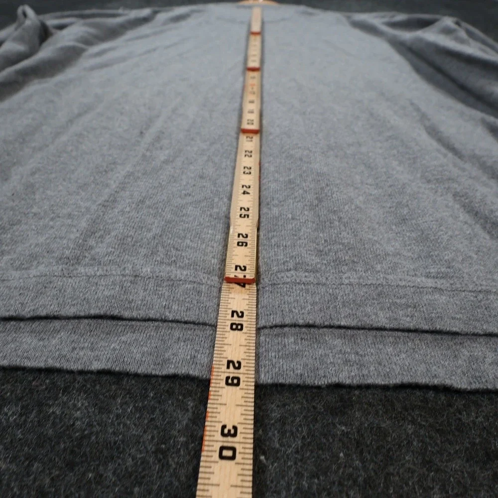Eddie Bauer V-Neck‎ Sweater Mens XL Gray Excellent Classic Knit